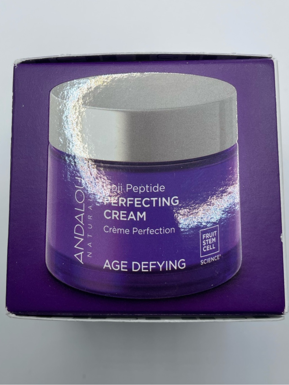 Andalou Naturals AGE DEFYING GOJI PEPTIDE PERFECTING CREAM 1.7 oz - Picture 2 of 3